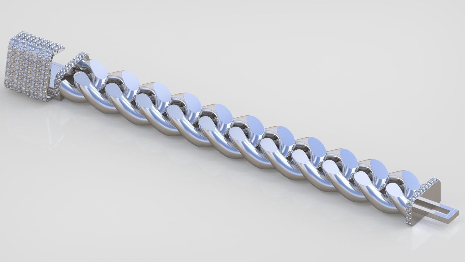 Bracelet model 3D printable model 0031-15 3D print model_4