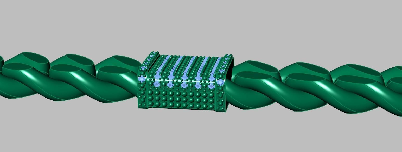 Bracelet model 3D printable model 0031-15 3D print model_18