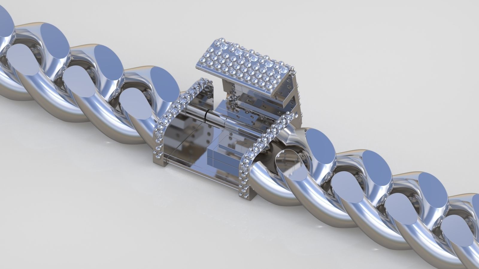 Bracelet model 3D printable model 0031-15 3D print model_8