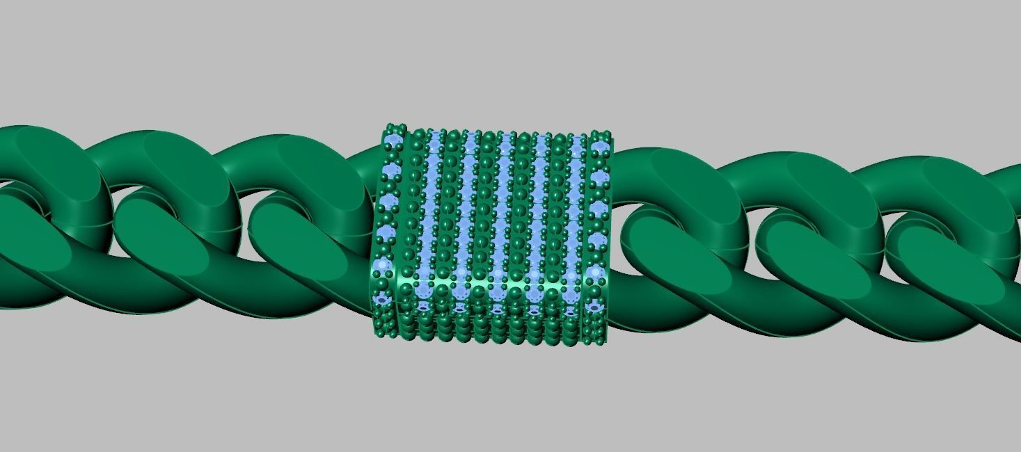 Bracelet model 3D printable model 0031-15 3D print model_17