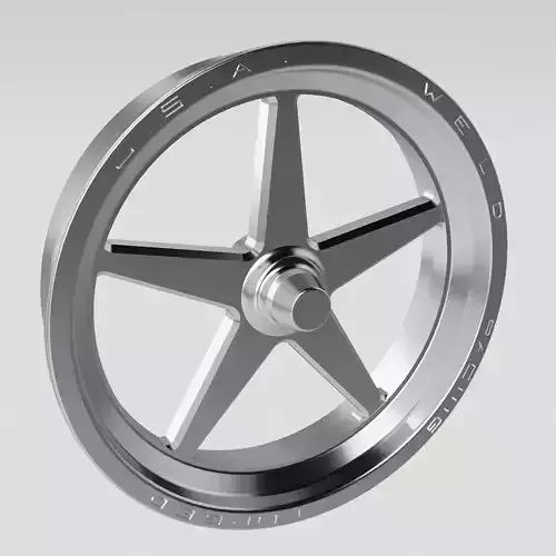 Drag Wheel COMBO Front Weld Aluma Star 17inch spindle