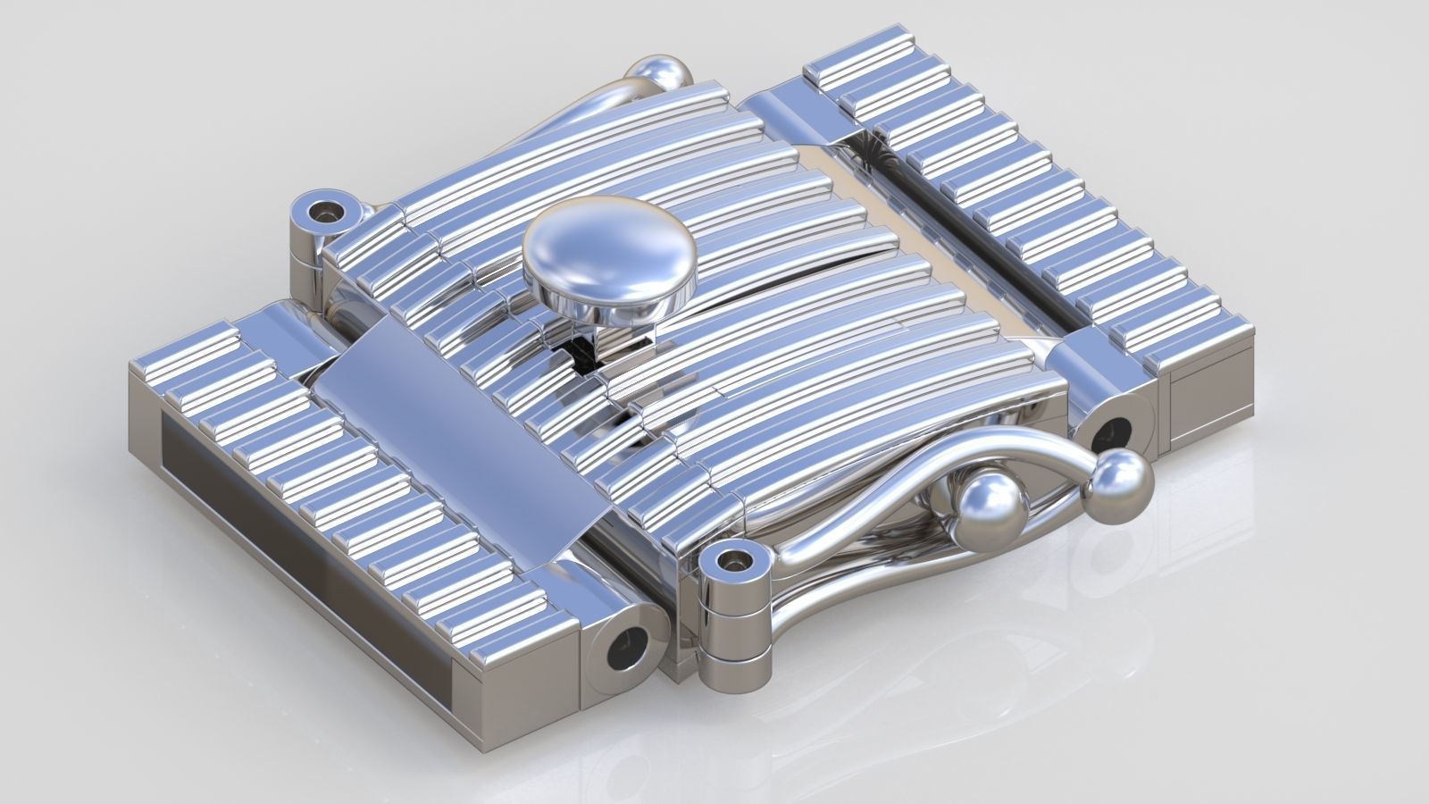 Bracelet model 3D printable model 0032-15 3D print model_1