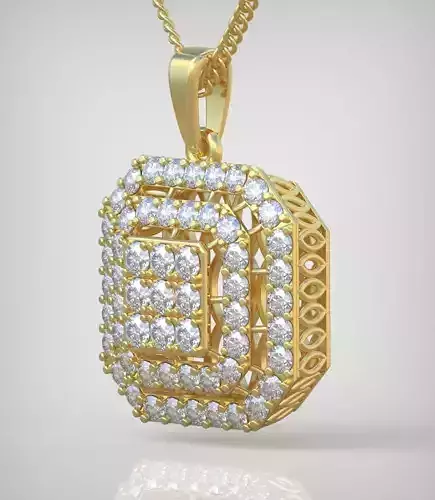 Pendant model 3D 0257 printable model 3D print model