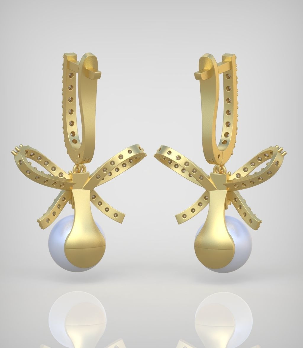 Earring model 0348 3D printable model18 3D print model_7