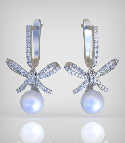 Earring model 0348 3D printable model18 3D print model