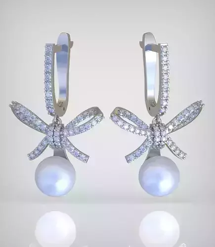 Earring model 0348 3D printable model18