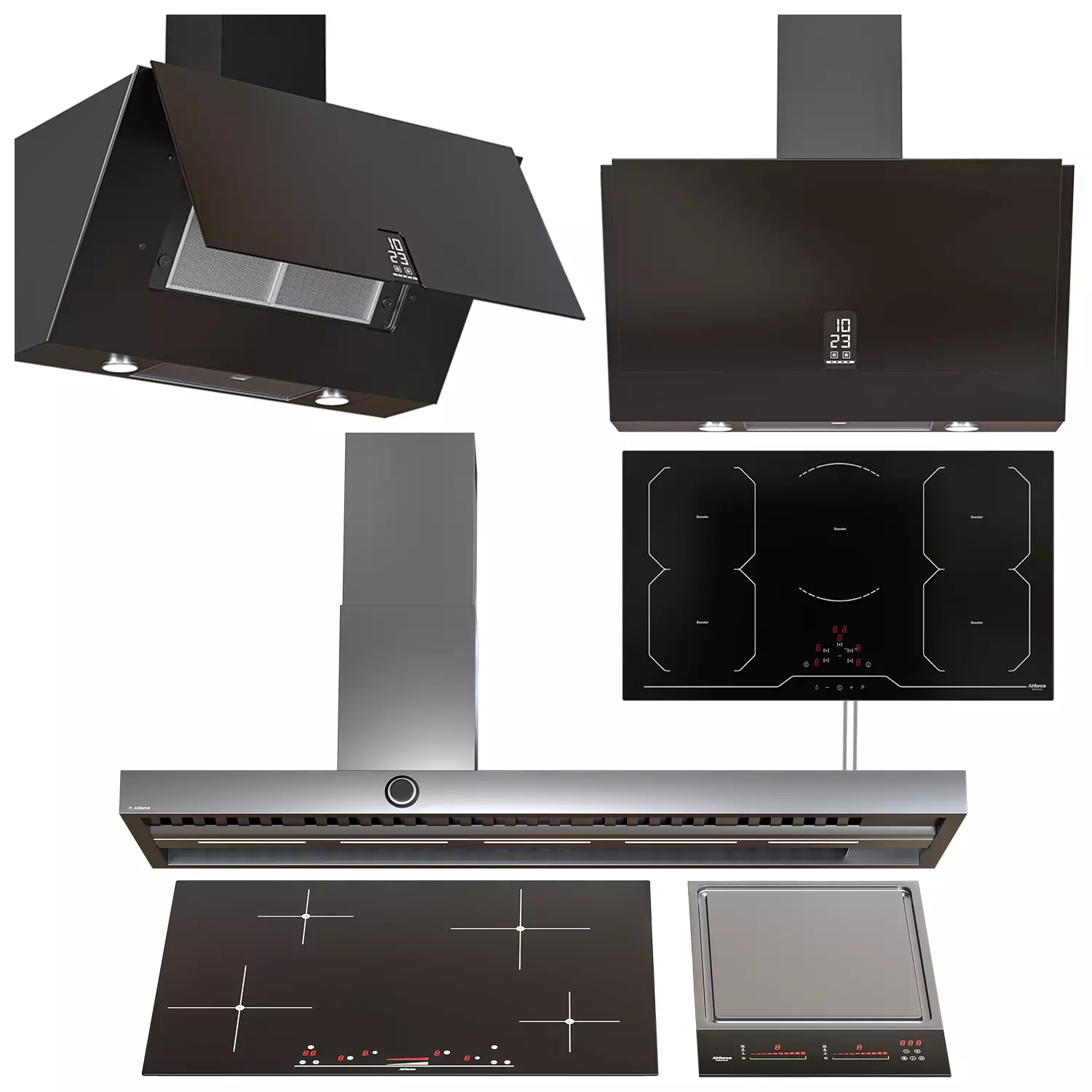 Airforce appliance set2 3D model_0