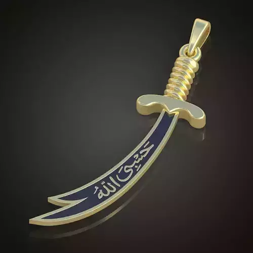 Pendant model 3D 0199 printable model12