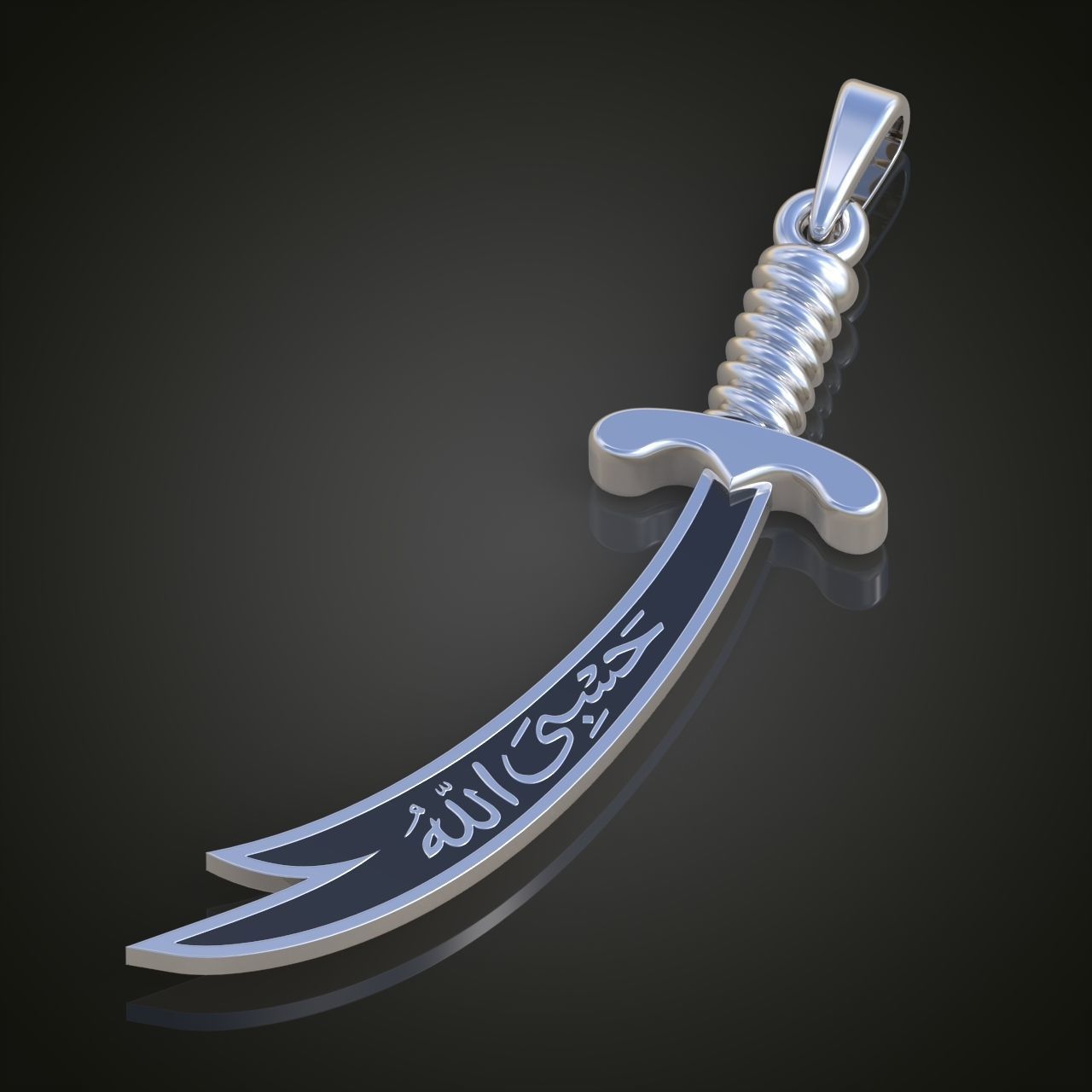 Pendant model 3D 0199 printable model12 3D print model_1