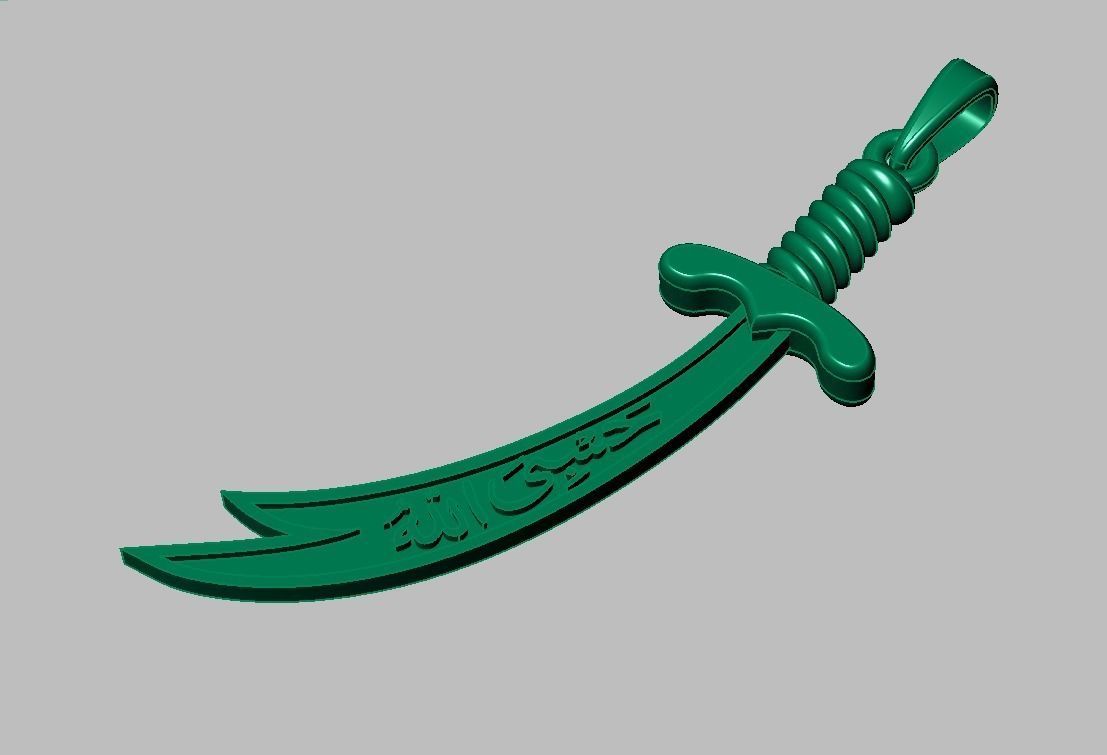 Pendant model 3D 0199 printable model12 3D print model_9