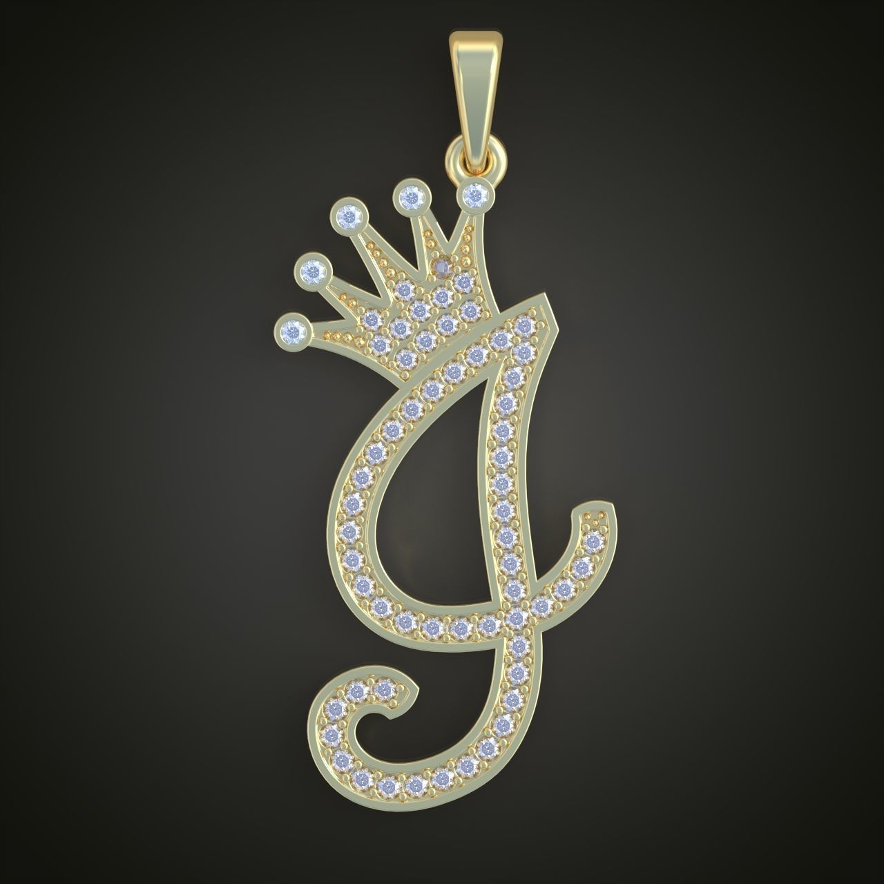 G Letter Pendant model 3D 0204 printable model 3D print model_3