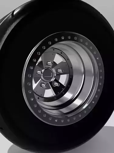 Drag Wheel COMBO Rear American Racing Pro Series 15inch Radial