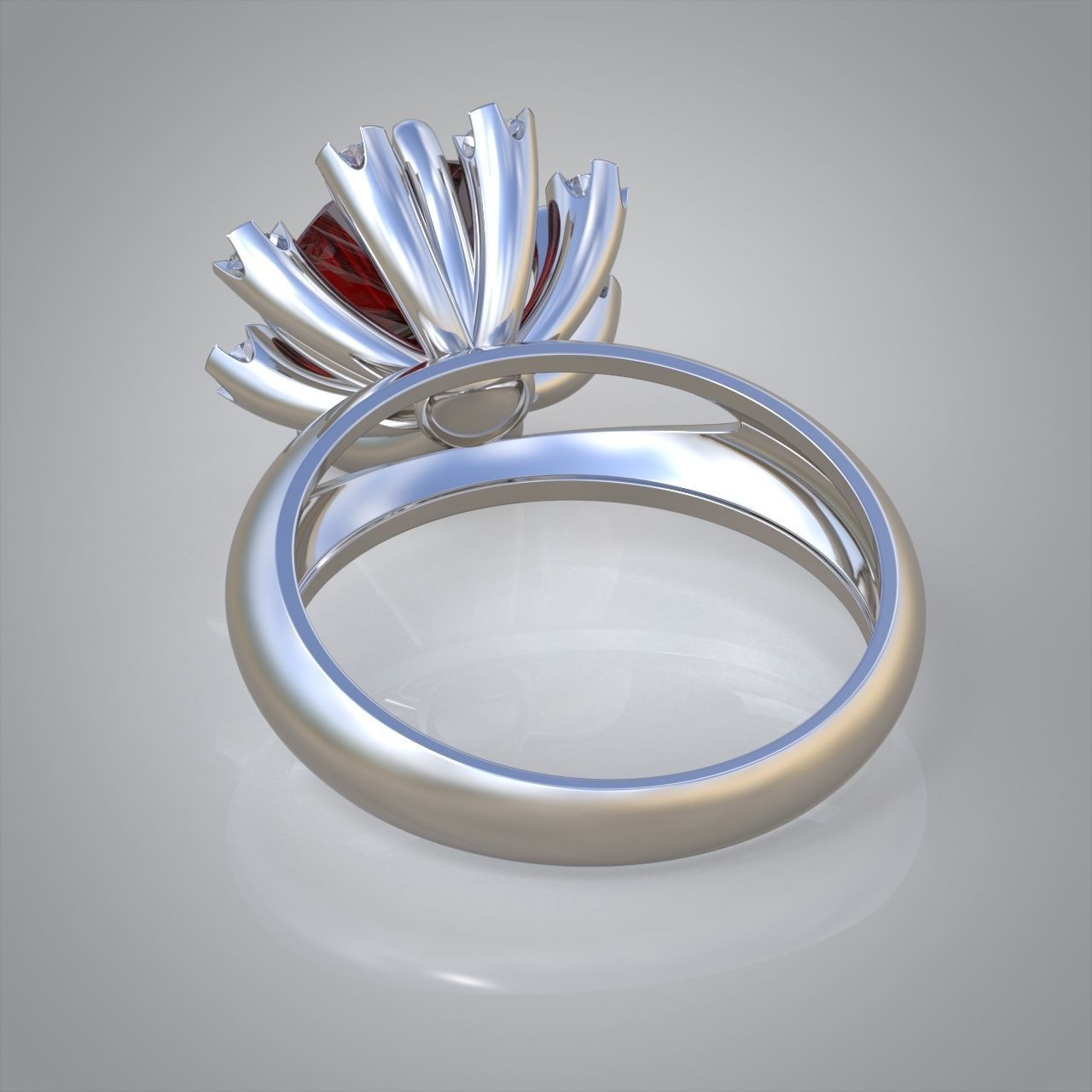 Diamond ring 0393 3D printable model10 3D print model_10