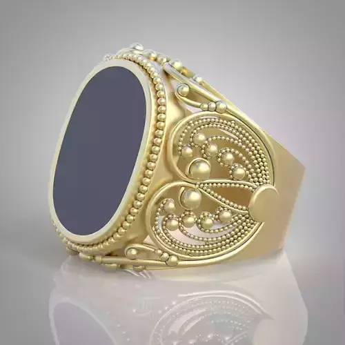 Diamond ring 0394 3D printable model 14 3D print model