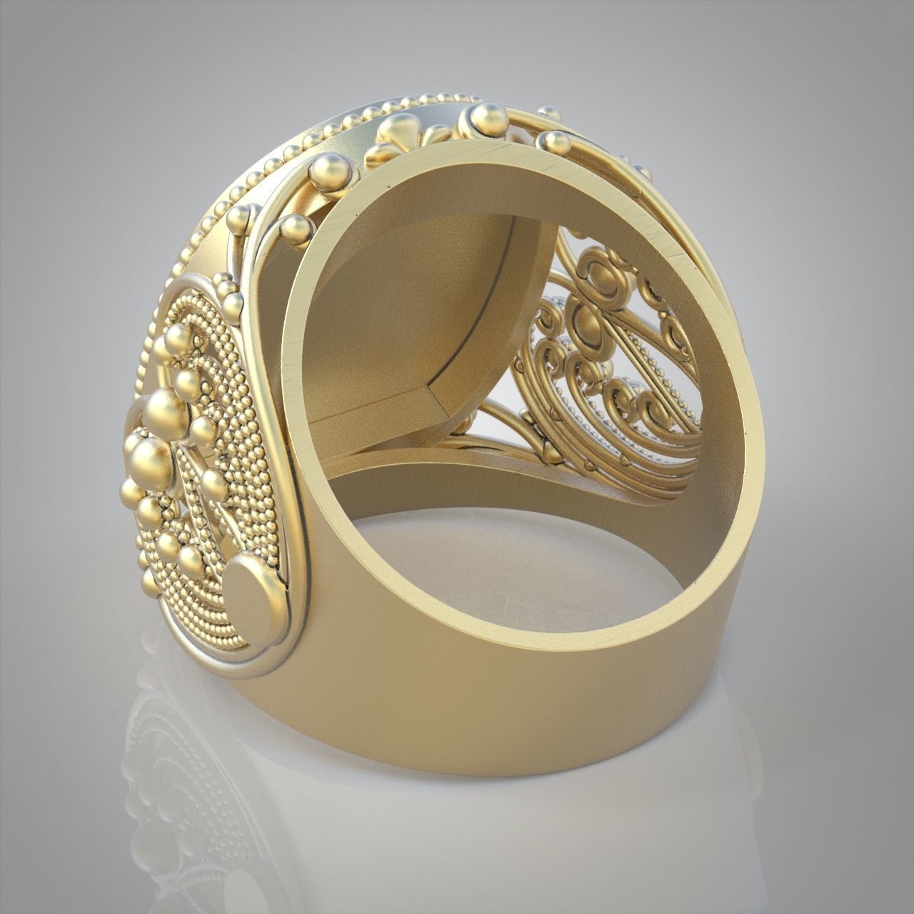 Diamond ring 0394 3D printable model 14 3D print model_8