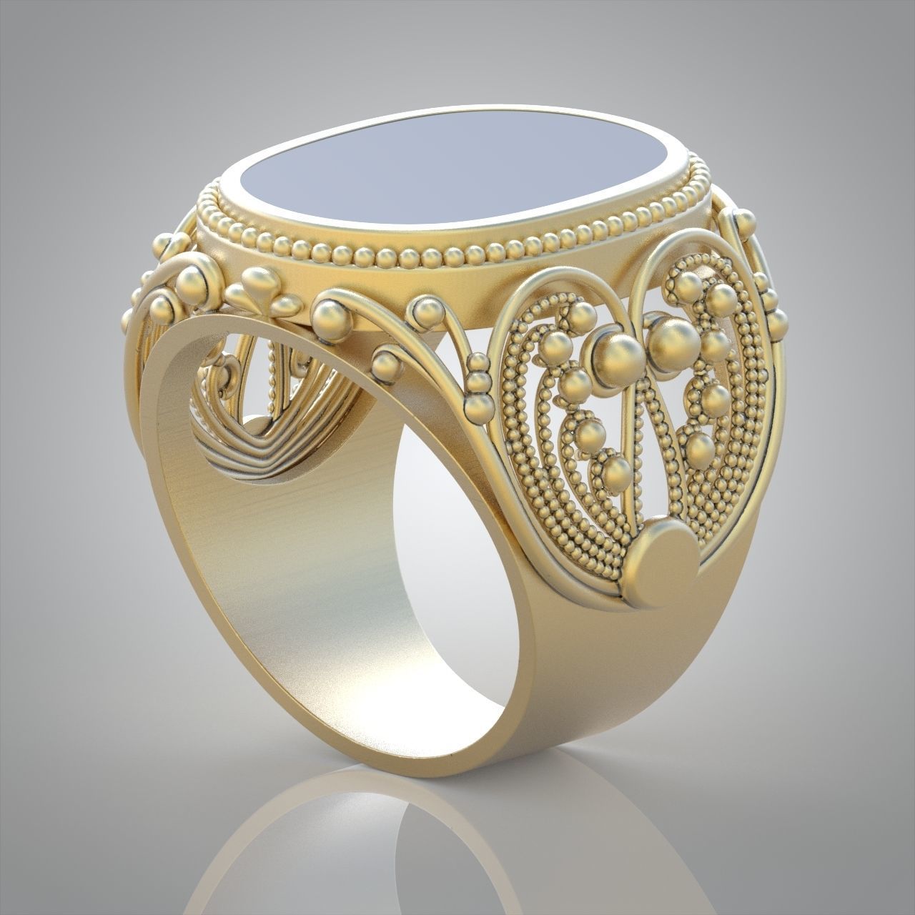 Diamond ring 0394 3D printable model 14 3D print model_5