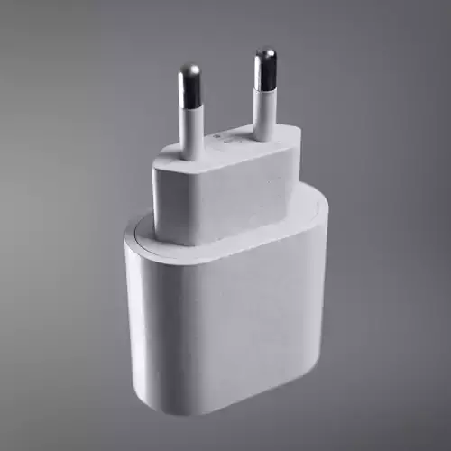 Realistic apple 20w charger brick 