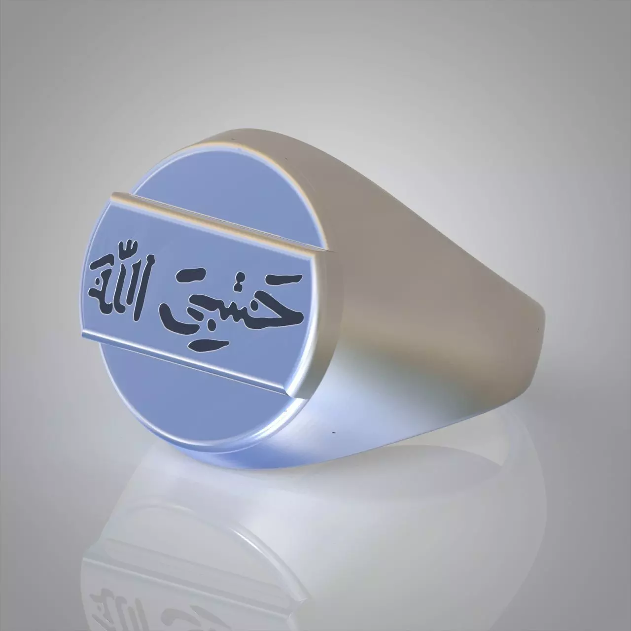 Muslim ring 0399 3D printable model  3D print model_0