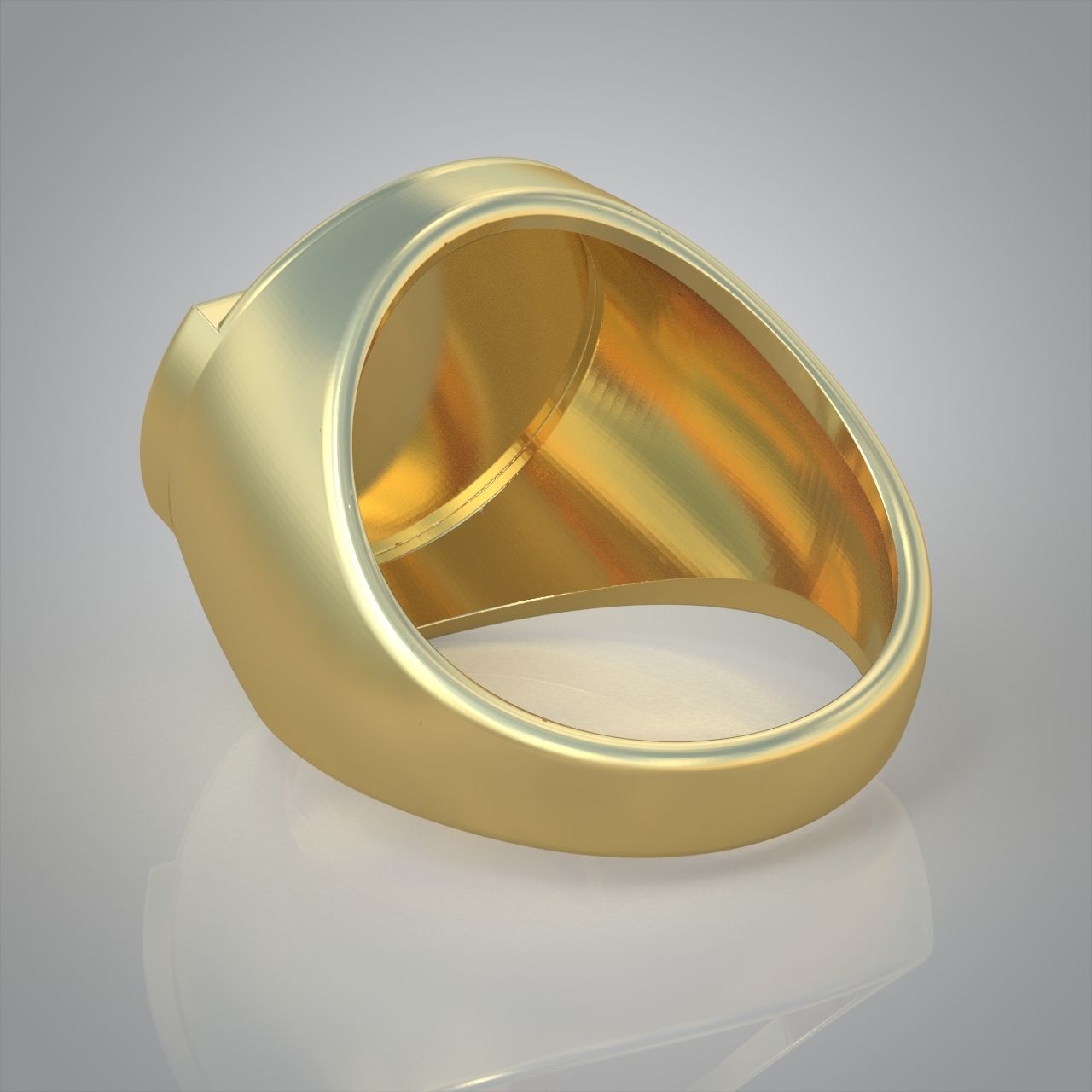 Muslim ring 0399 3D printable model  3D print model_8