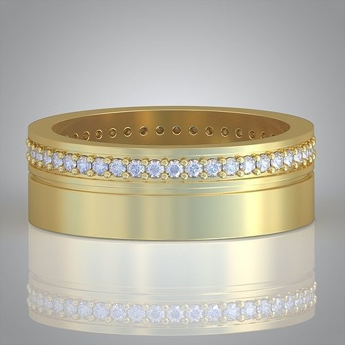 Diamond ring 0406 3D printable model 12 Free 3D print model