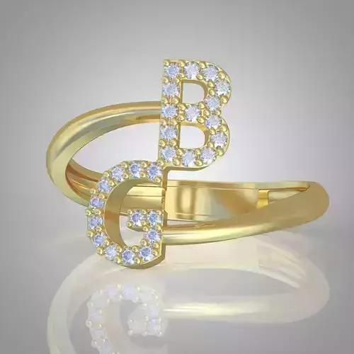 Diamond ring 0408 3D printable model