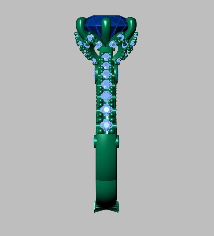 Diamond ring 0410 3D printable model17 3D print model_15