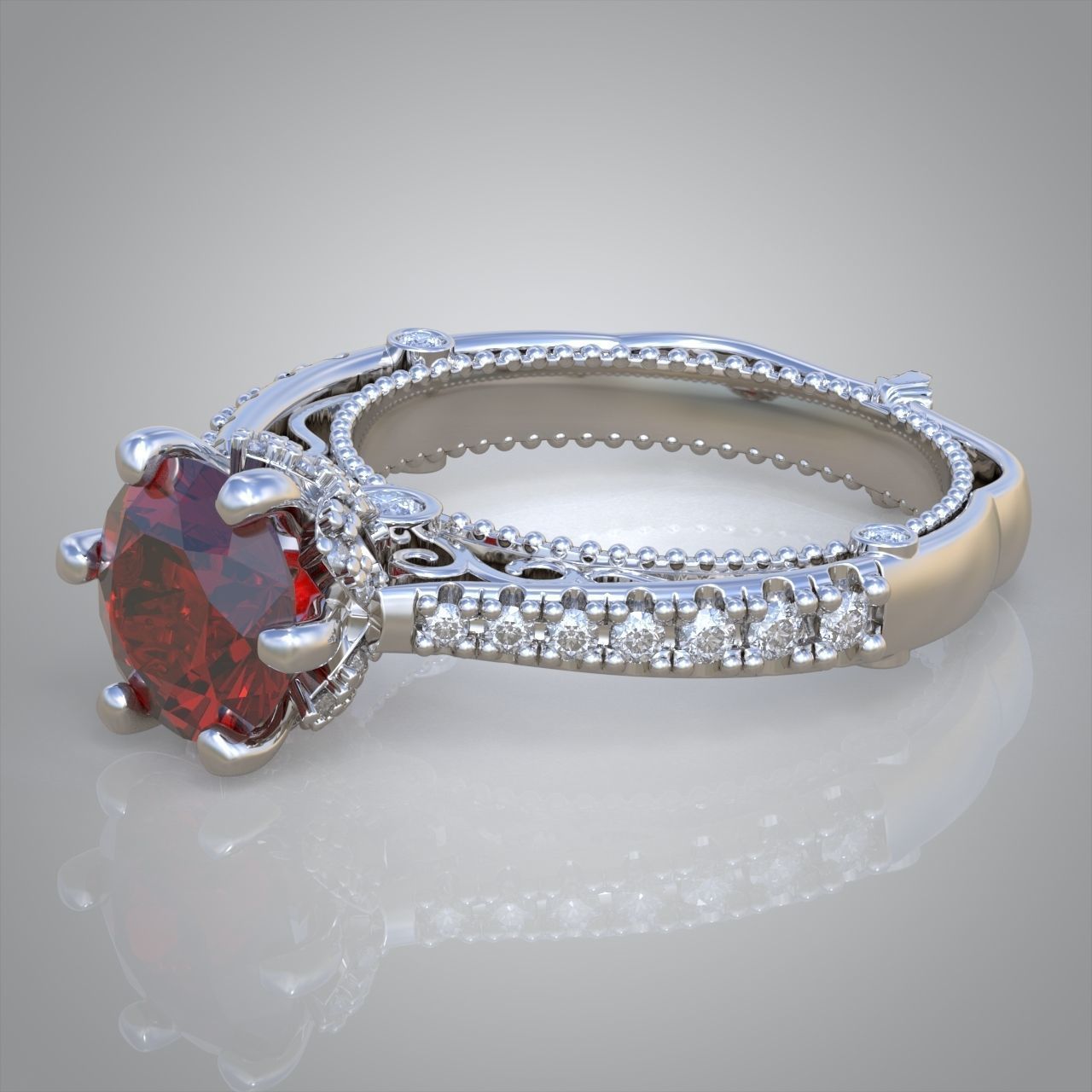 Diamond ring 0410 3D printable model17 3D print model_12