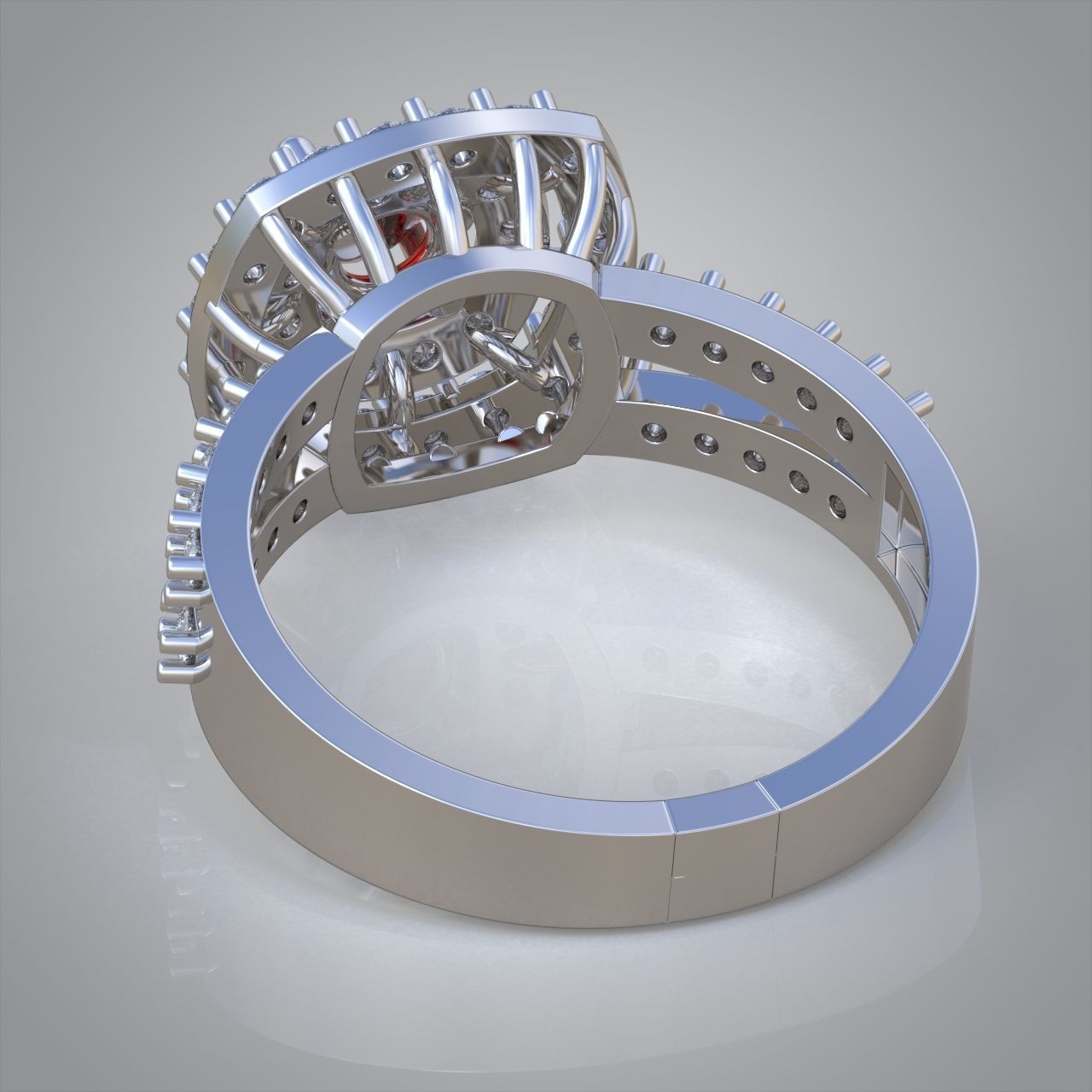 Diamond ring 0411 3D printable model10 3D print model_10