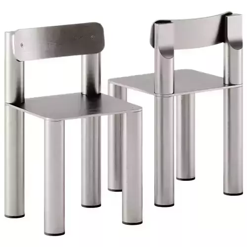 Found SILO Open back aluminium chair