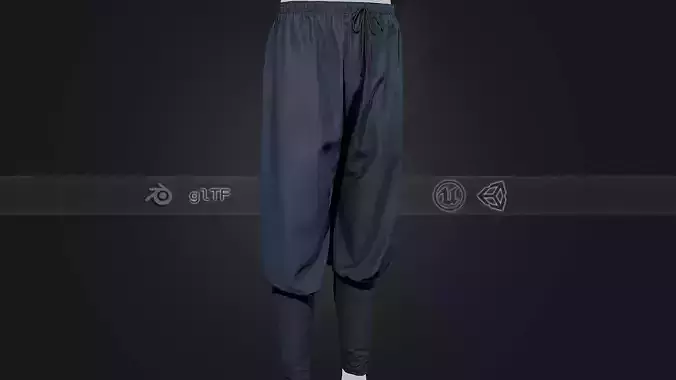 Blue Medieval Pants 