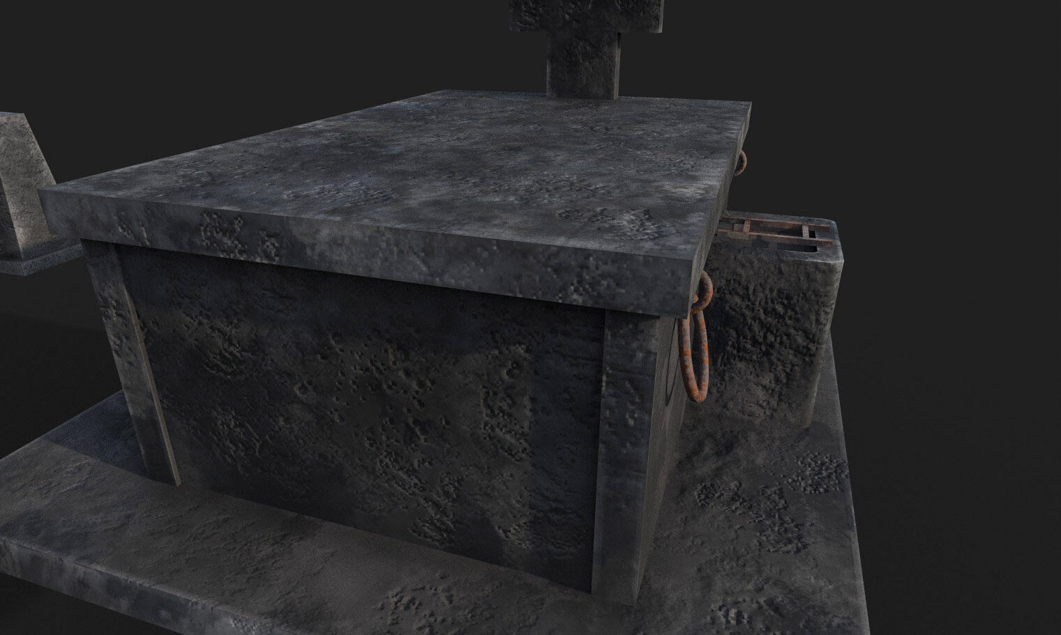 Gameready Graveyard scene Models Low-poly 3D model_3