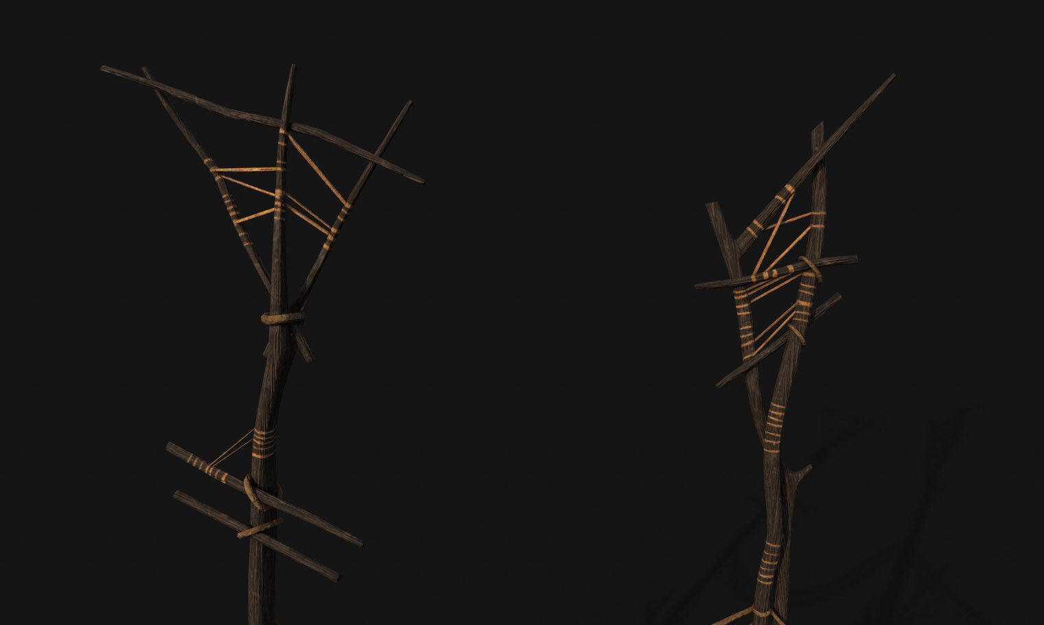 Gameready Graveyard scene Models Low-poly 3D model_4