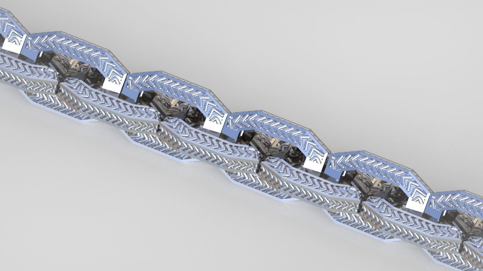 Bracelet model 3D printable model 0034 3D print model_4