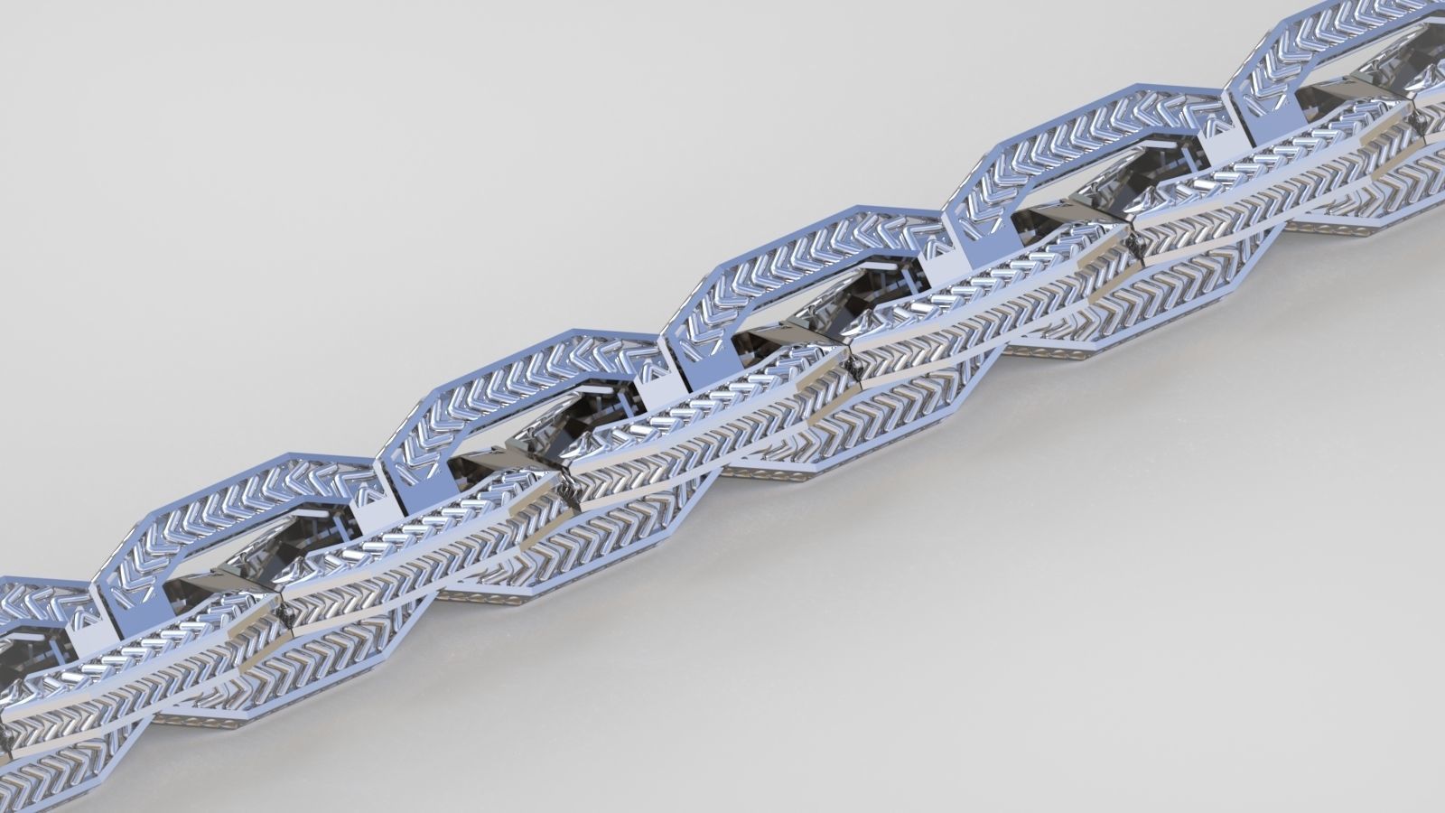 Bracelet model 3D printable model 0034 3D print model_3