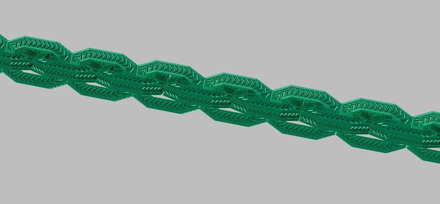 Bracelet model 3D printable model 0034 3D print model_9