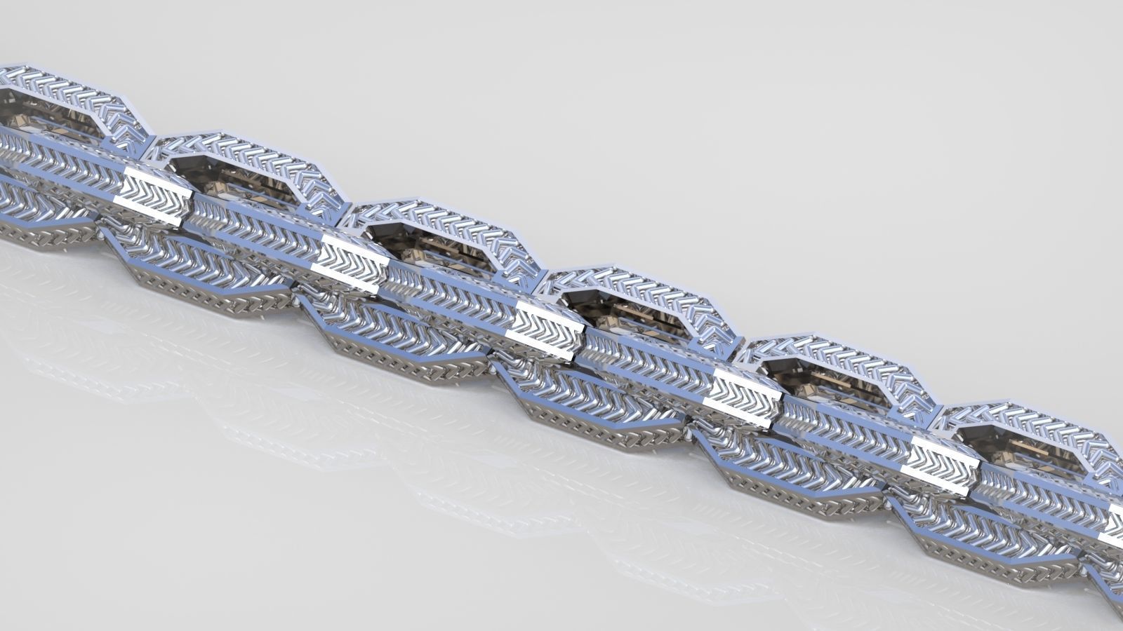 Bracelet model 3D printable model 0034 3D print model_7