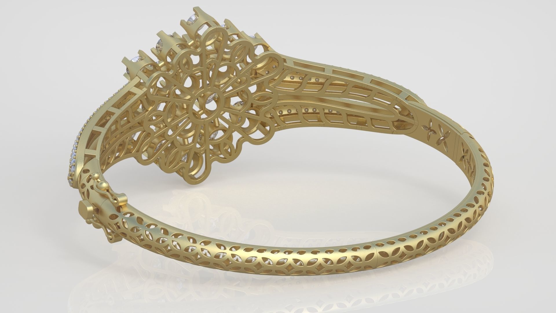 Bracelet model 3D printable model 0047-10 3D print model_4
