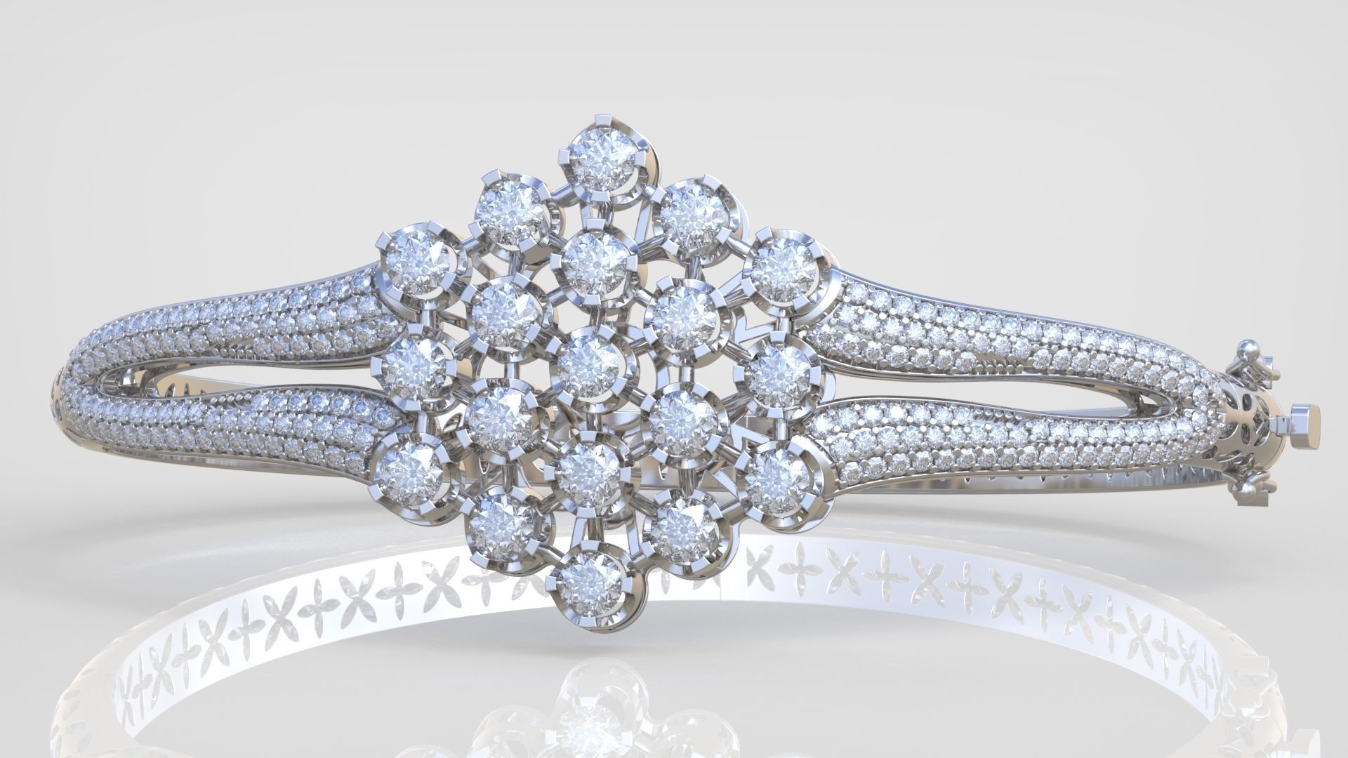 Bracelet model 3D printable model 0047-10 3D print model_3