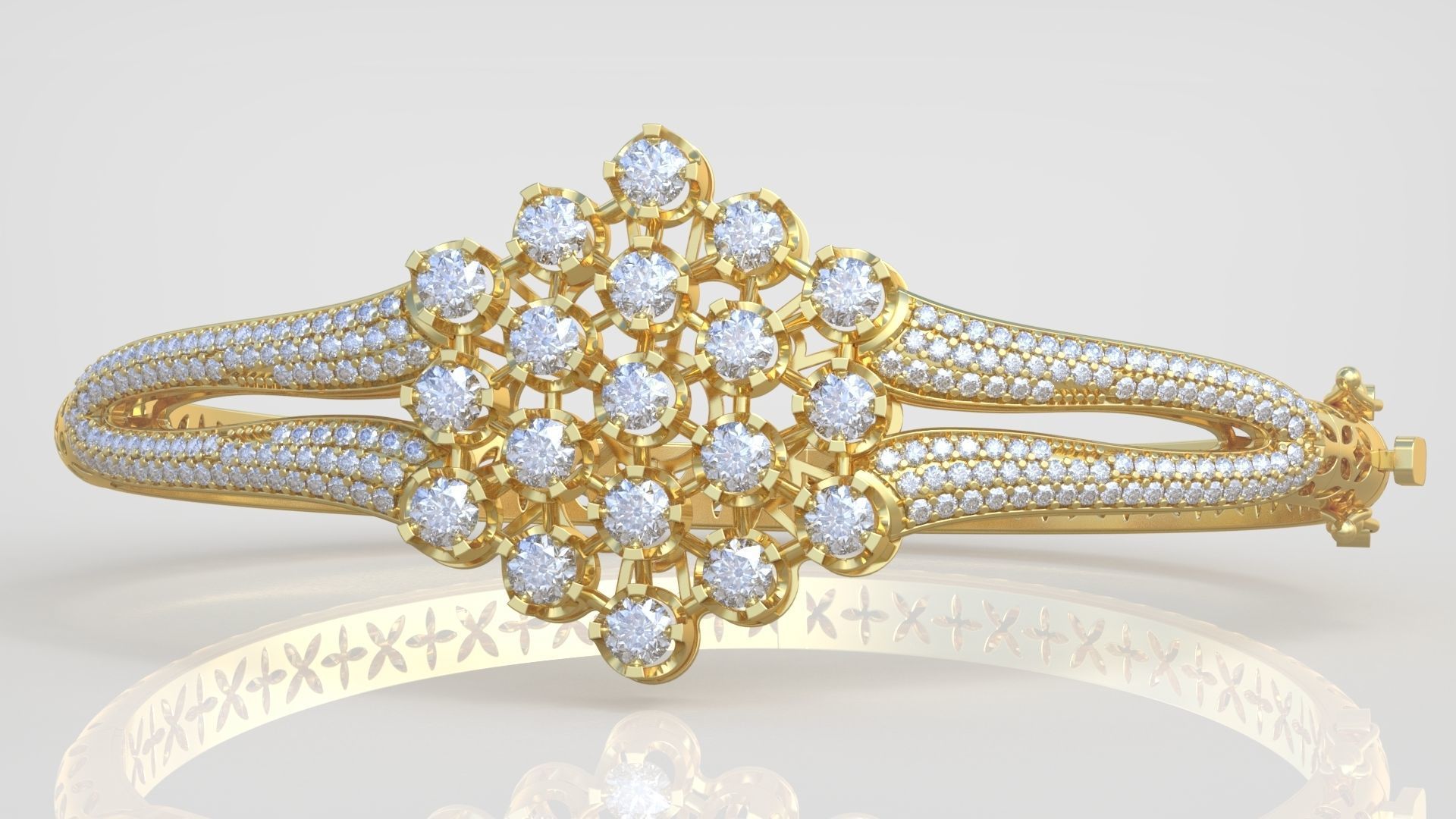 Bracelet model 3D printable model 0047-10 3D print model_2