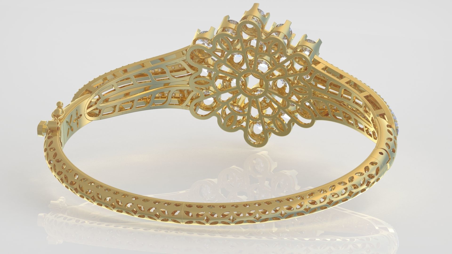 Bracelet model 3D printable model 0047-10 3D print model_7