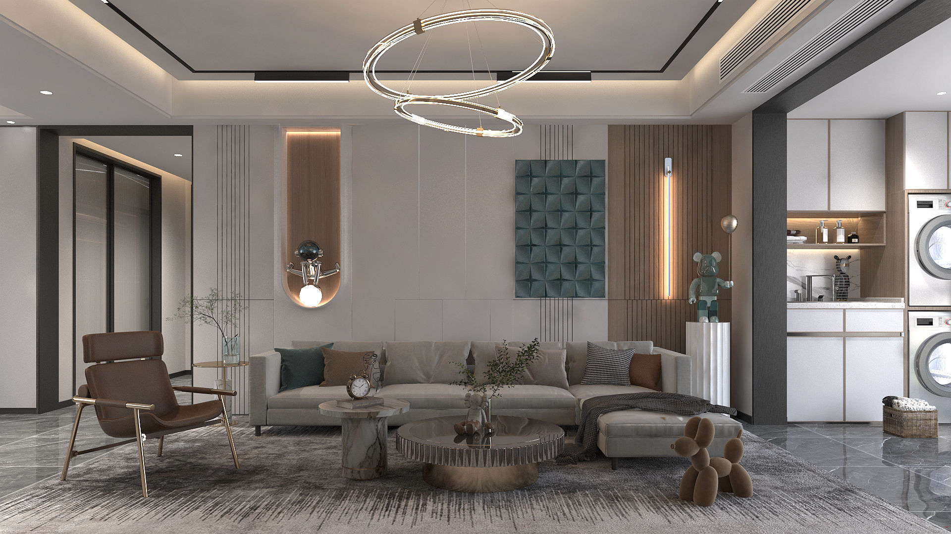 Interior Design - Modern Simplicity 3D model_2