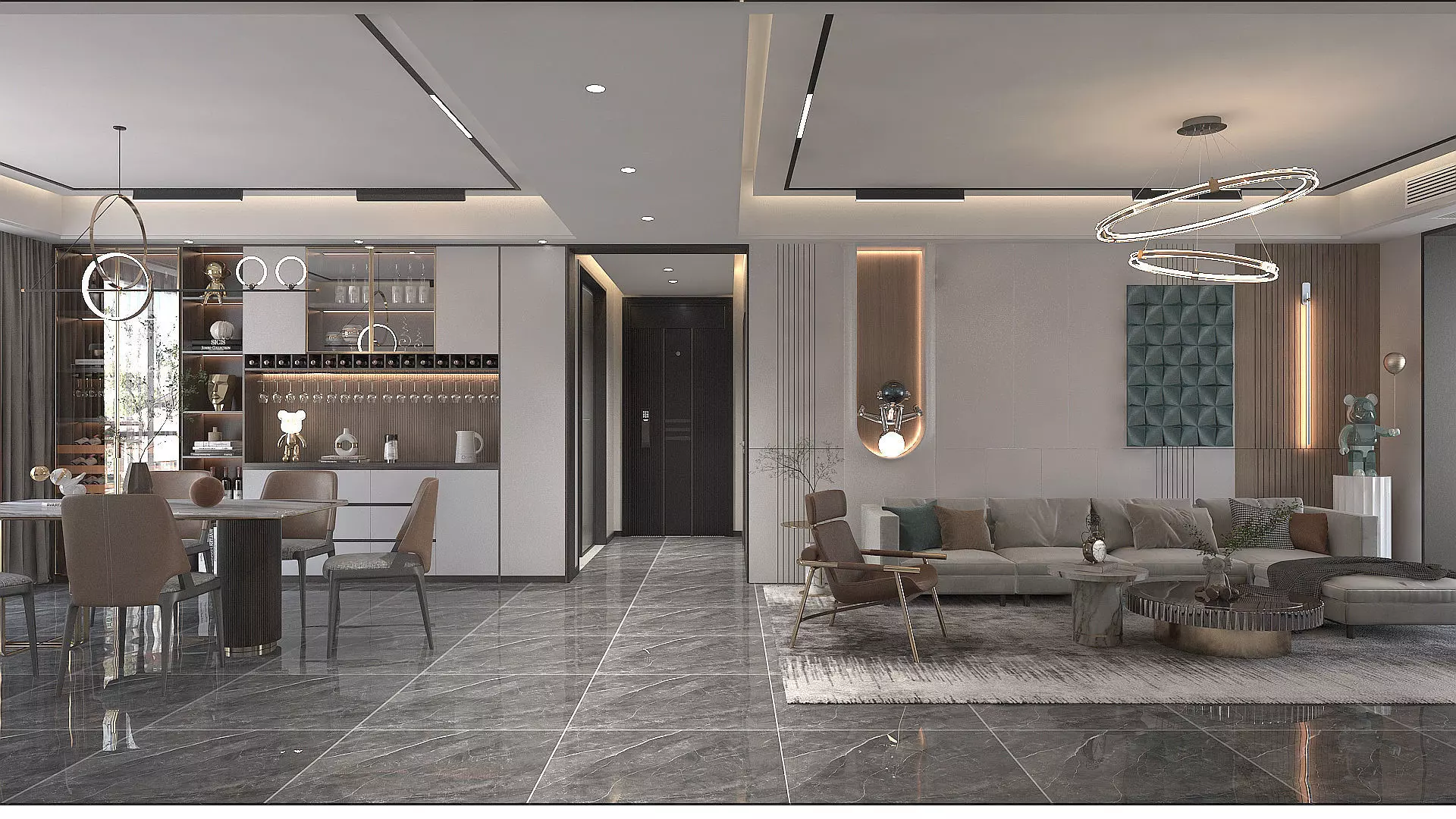 Interior Design - Modern Simplicity 3D model_0