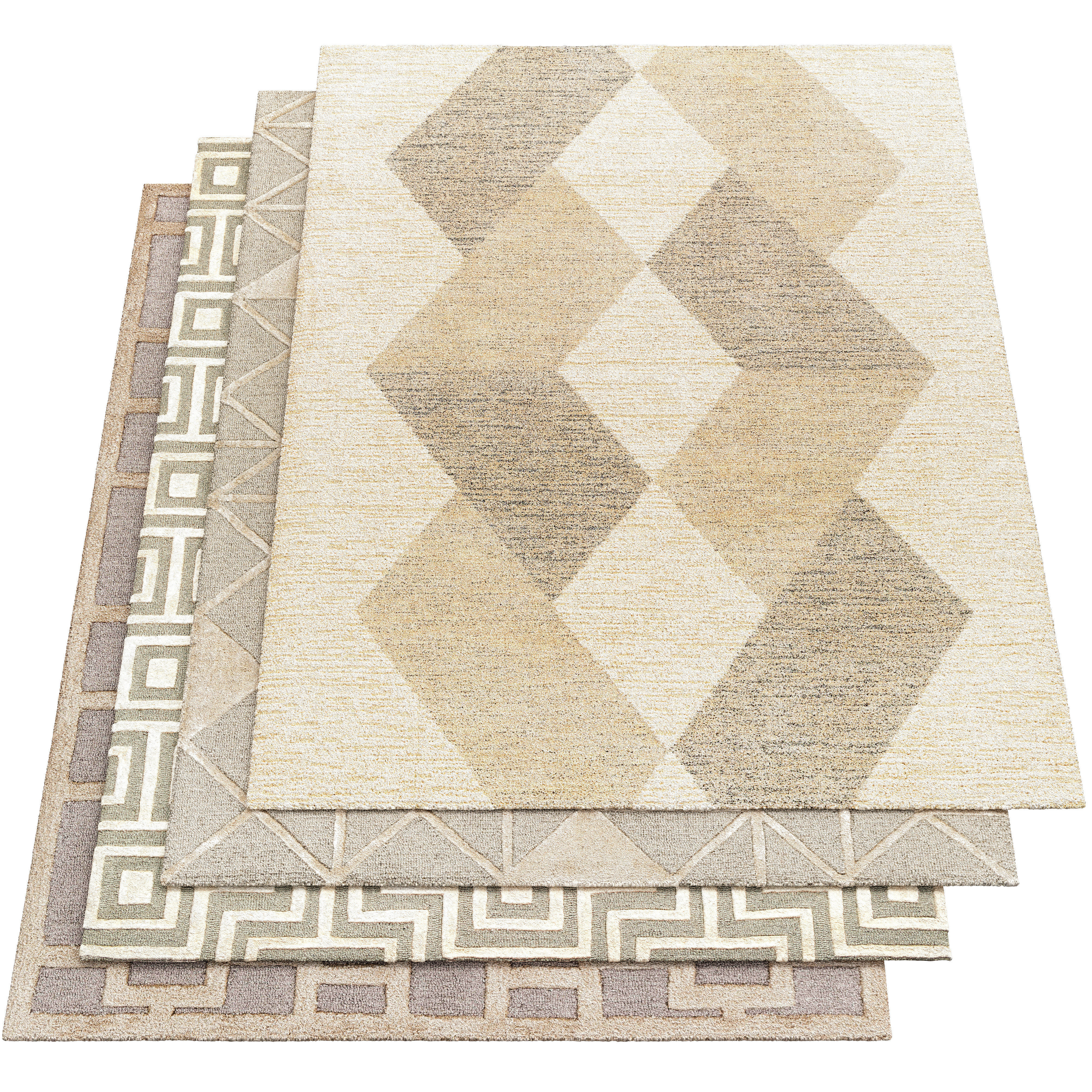 Addison rug 3D model_2