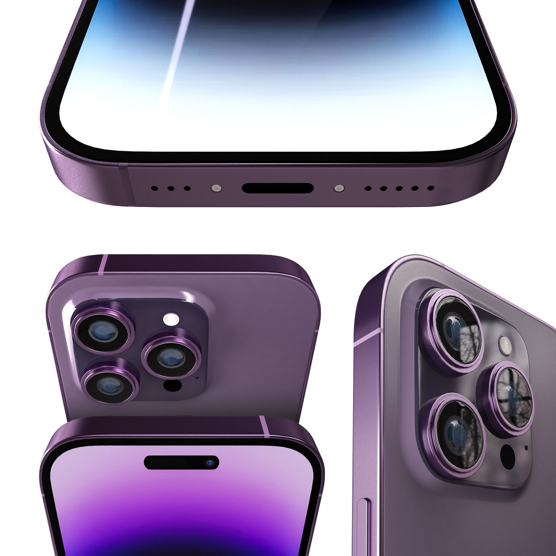 iphone 14 pro max 3D model_2