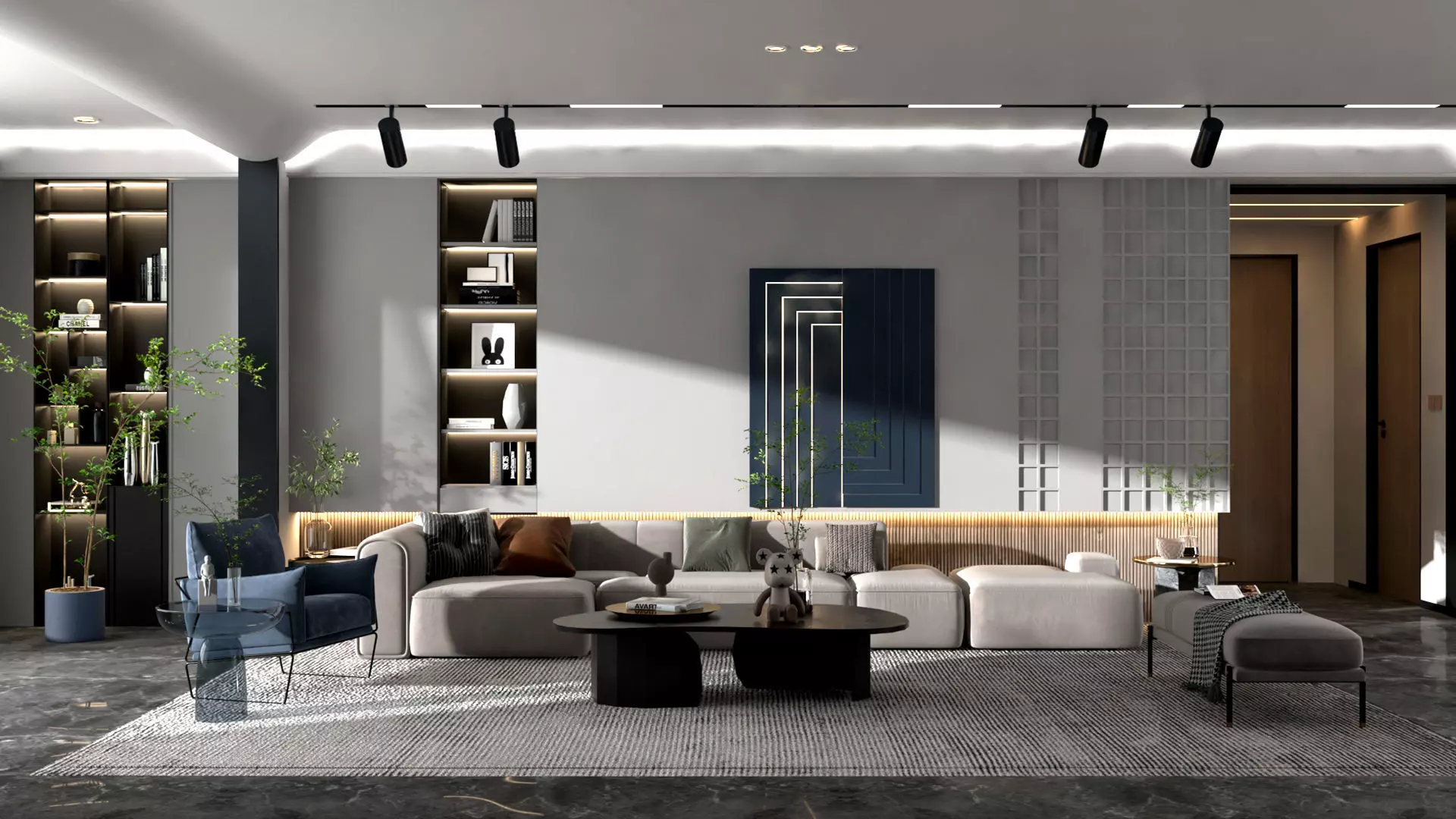 Modern Interior Design 02 3D model_0