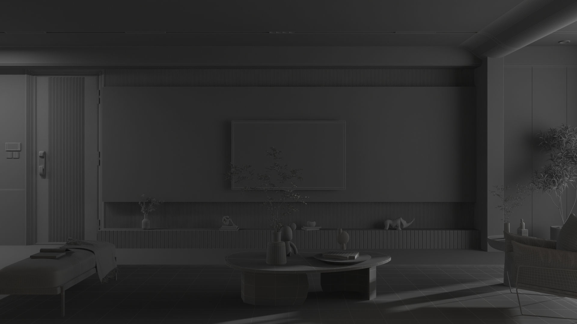 Modern Interior Design 02 3D model_6
