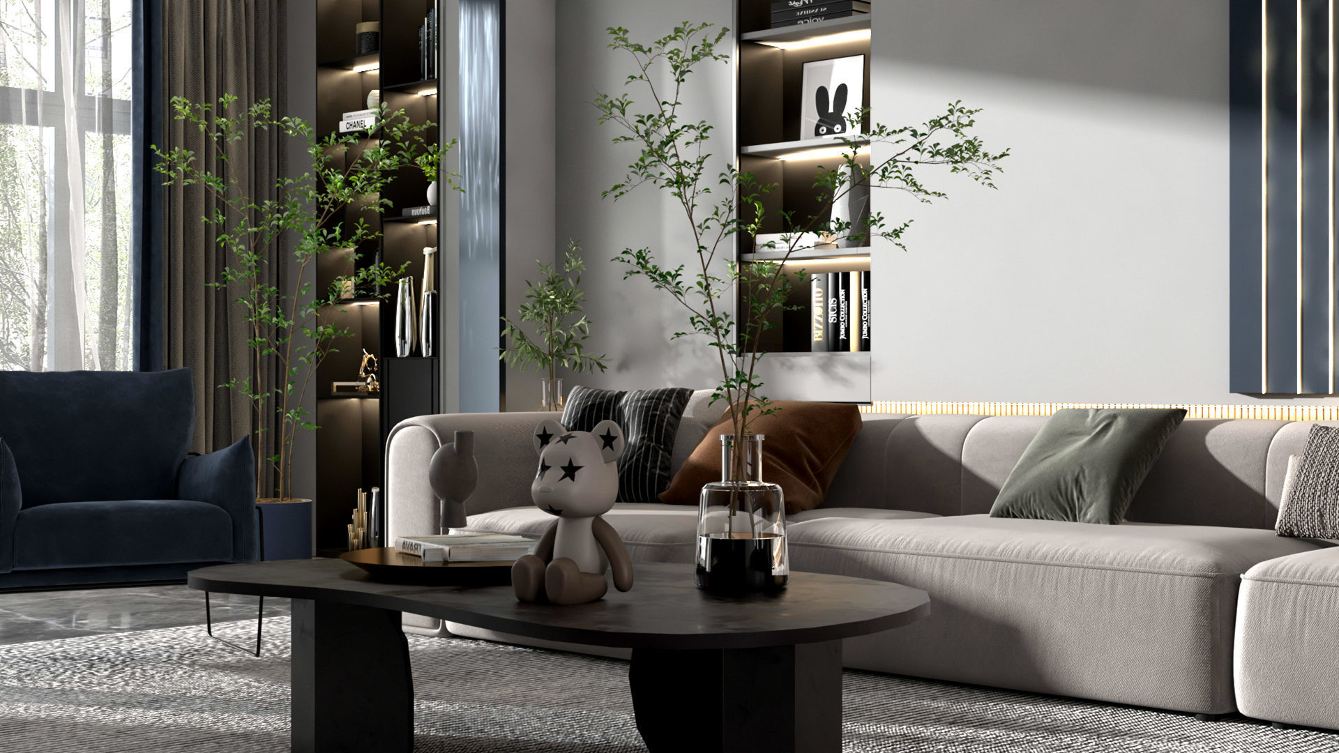 Modern Interior Design 02 3D model_4