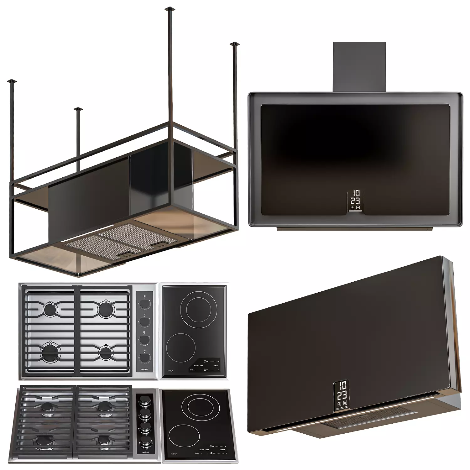 Airforce -wolf appliance set5 3D model_0