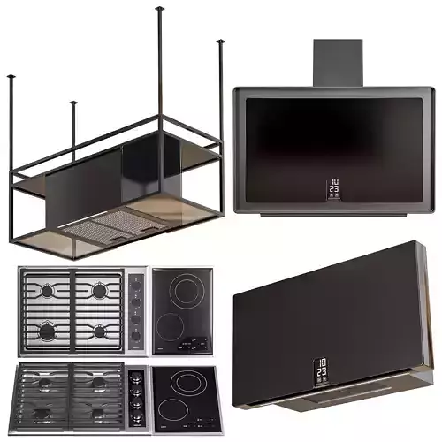 Airforce -wolf appliance set5 3D model