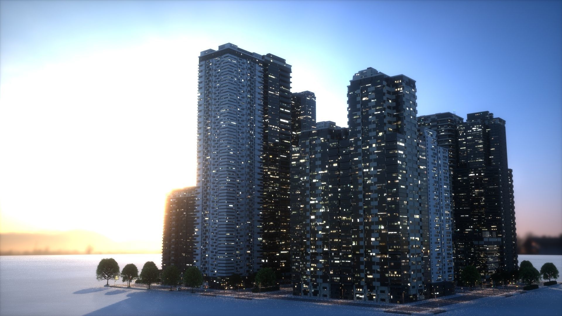 City Block Type B27 3D model_3